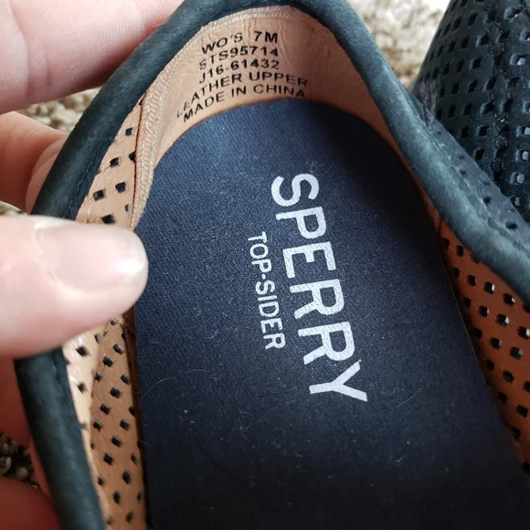 Mesh Sperry Slide Ons - Picture 2 of 5